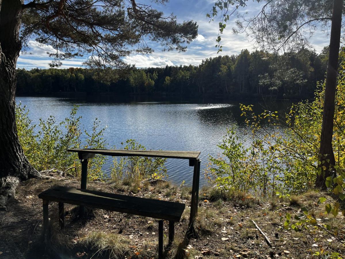 Ferienwohnung Am See Dillich - Ruhige Lage - Eigener Garten - Direkt Neben Einem Natursee Borken  Bagian luar foto